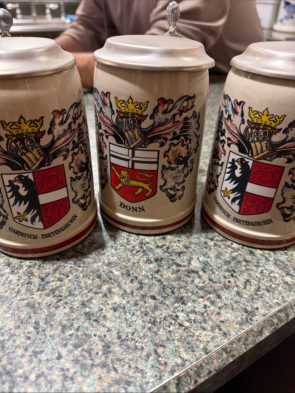 Original German Beer Stein with lid - King Werk
